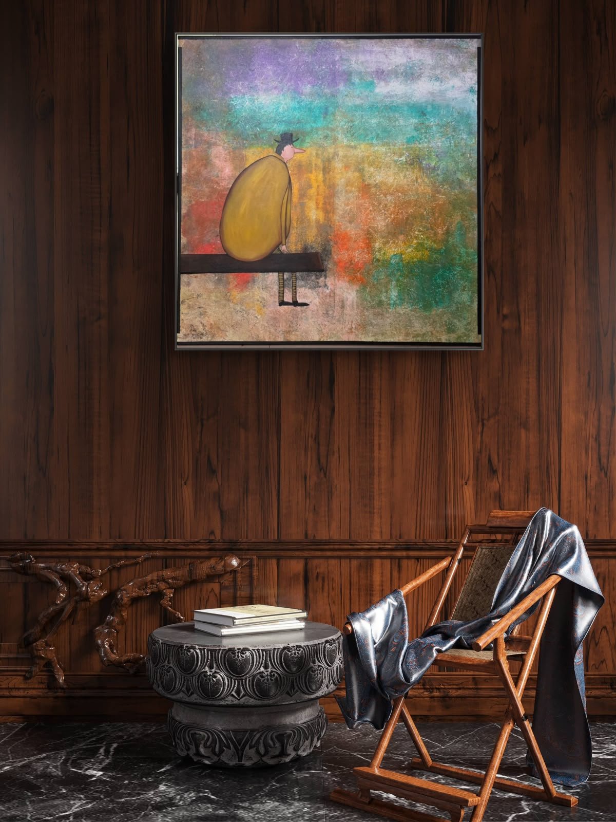 A world of his own 35" x 35"